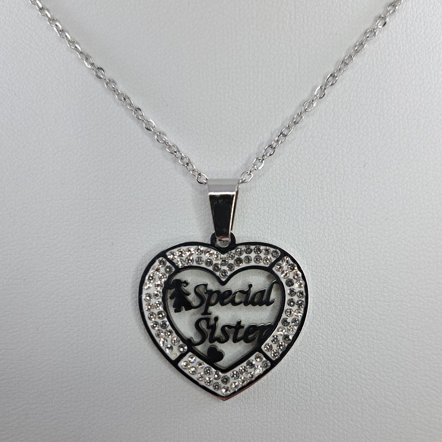 Special Sister Heart Necklace