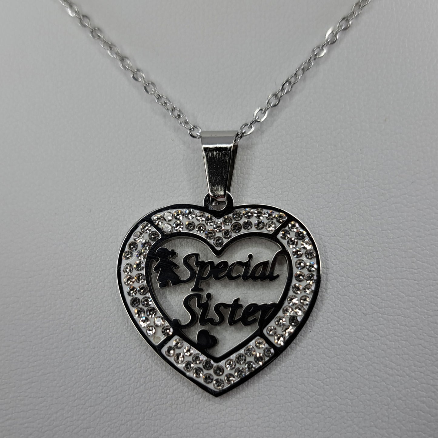 Special Sister Heart Necklace