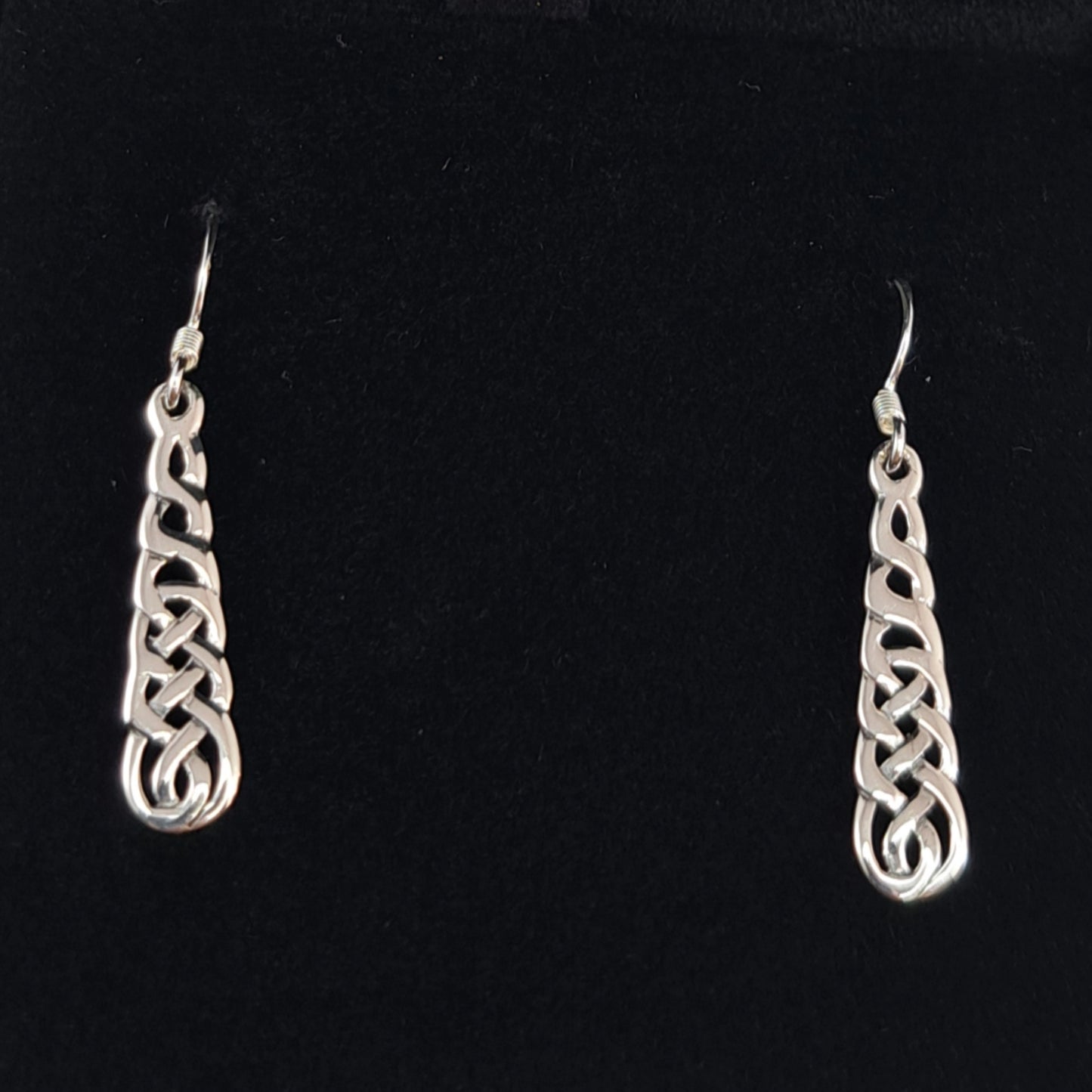 Sterling Silver Celtic Drop Earrings