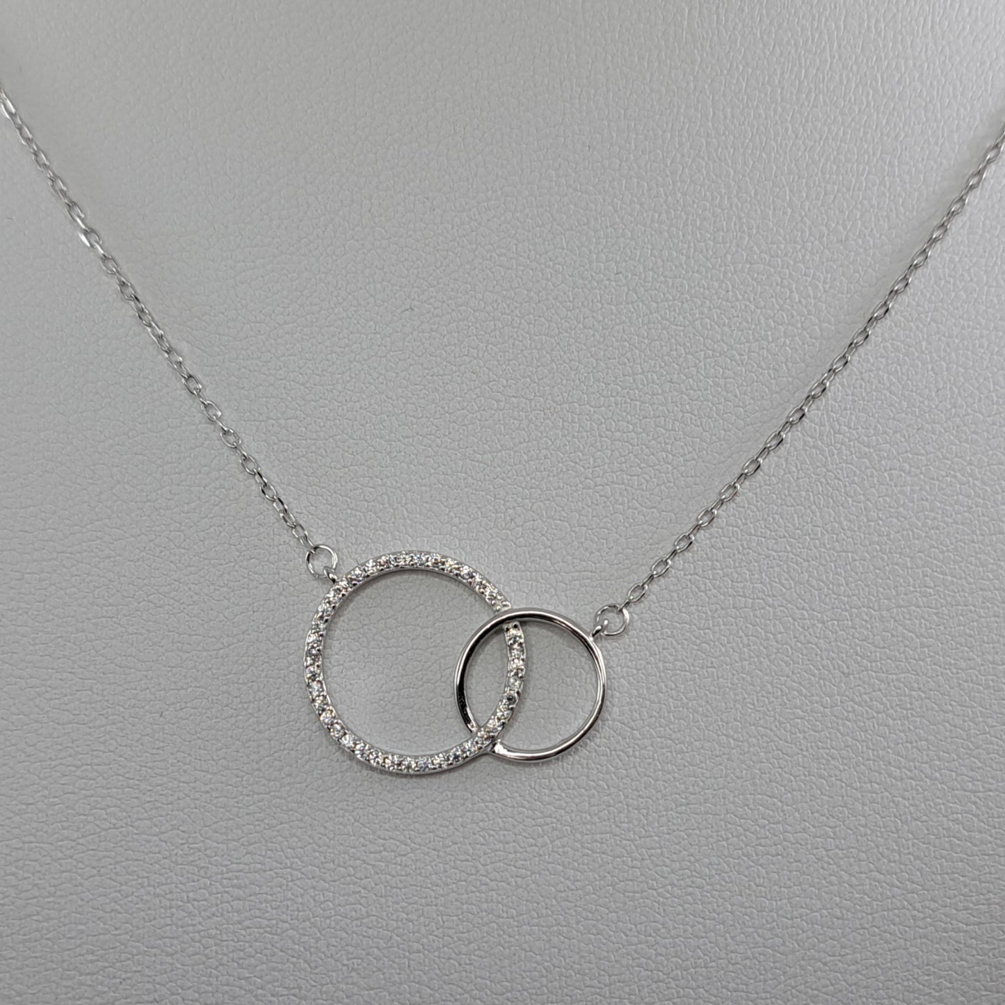 Sterling Silver Circles Necklace