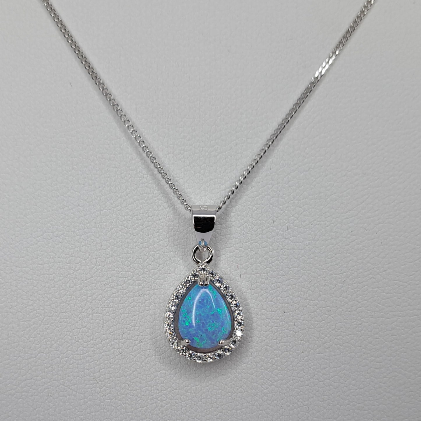 Sterling Silver Teardrop Necklace